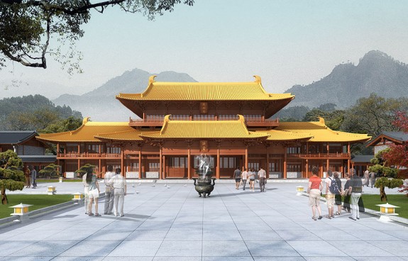 中国寺庙布局研究，宁波千年传承建筑智慧解析